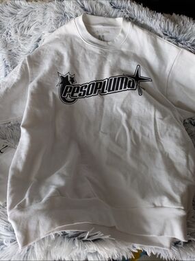 Pesopluma Exosodo White Crewneck Sweatshirt